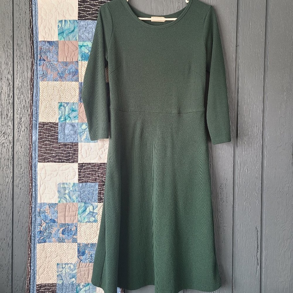 Roolee Mom Green Nursing Dress, S